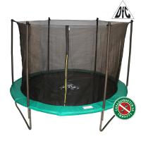 Батут DFC JUMP 8ft складной, сетка, чехол, green (244см)